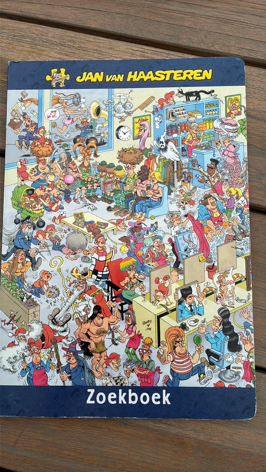 Zoekboek / puzzel boek Jan van Haasteren, Ophalen of Verzenden, Gelezen