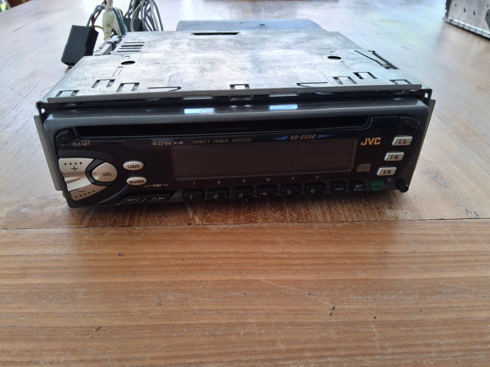 JVC KD-S550 CD-ontvanger autoradio met afneembaar front, Ophalen, Gebruikt