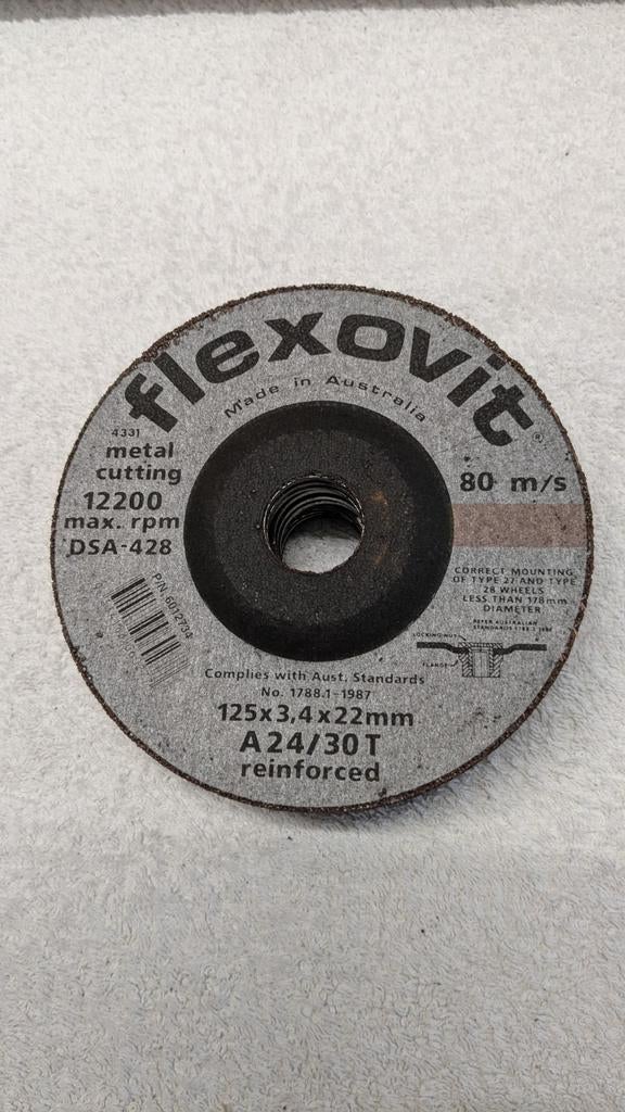 Afbraam/Doorslijpschijven, Metaal, 125 mm, nieuw., Ophalen of Verzenden, Nieuw, Minder dan 700 watt, Haakse handslijpmachine