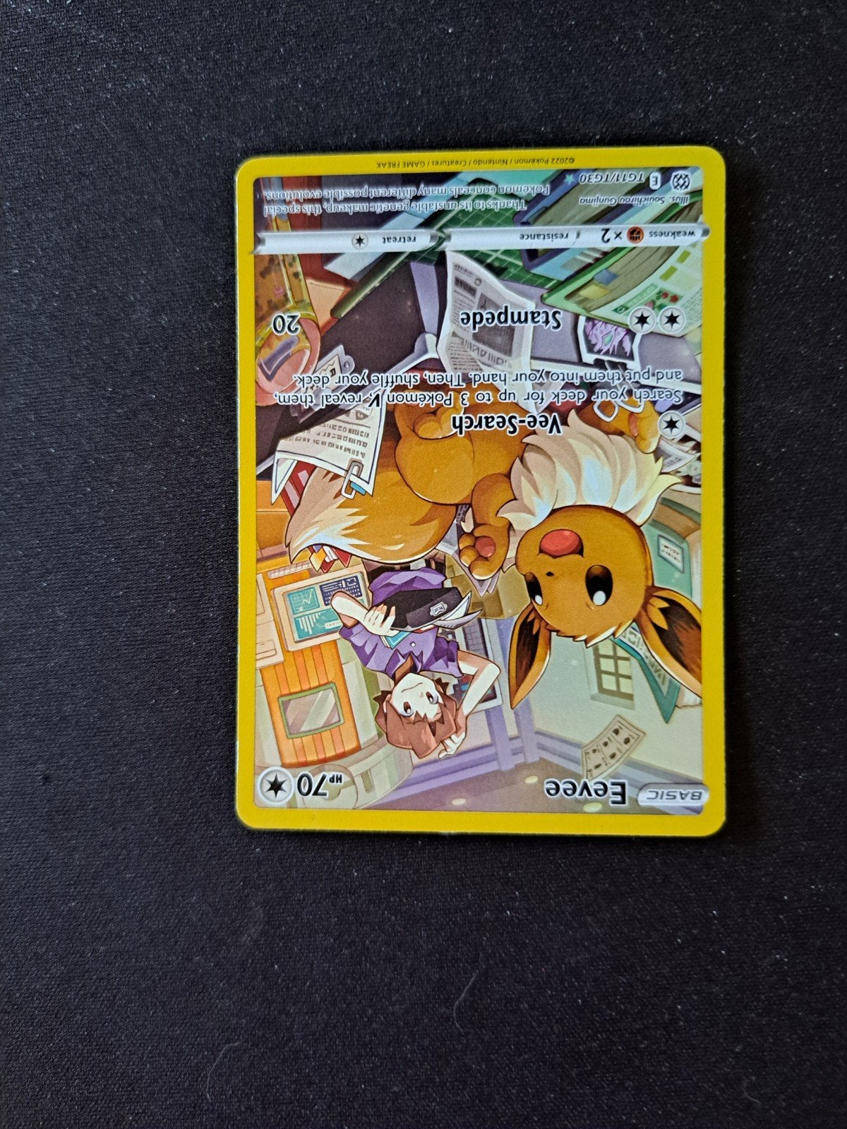 Eevee V-Search Pokémon kaart (Engels), Ophalen of Verzenden
