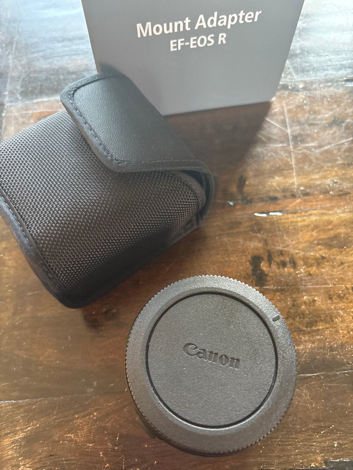 Canon Mount Adapter EF-EOS R met hoesje, Canon, Beschermhoes/tas, Nieuw, Canon RF