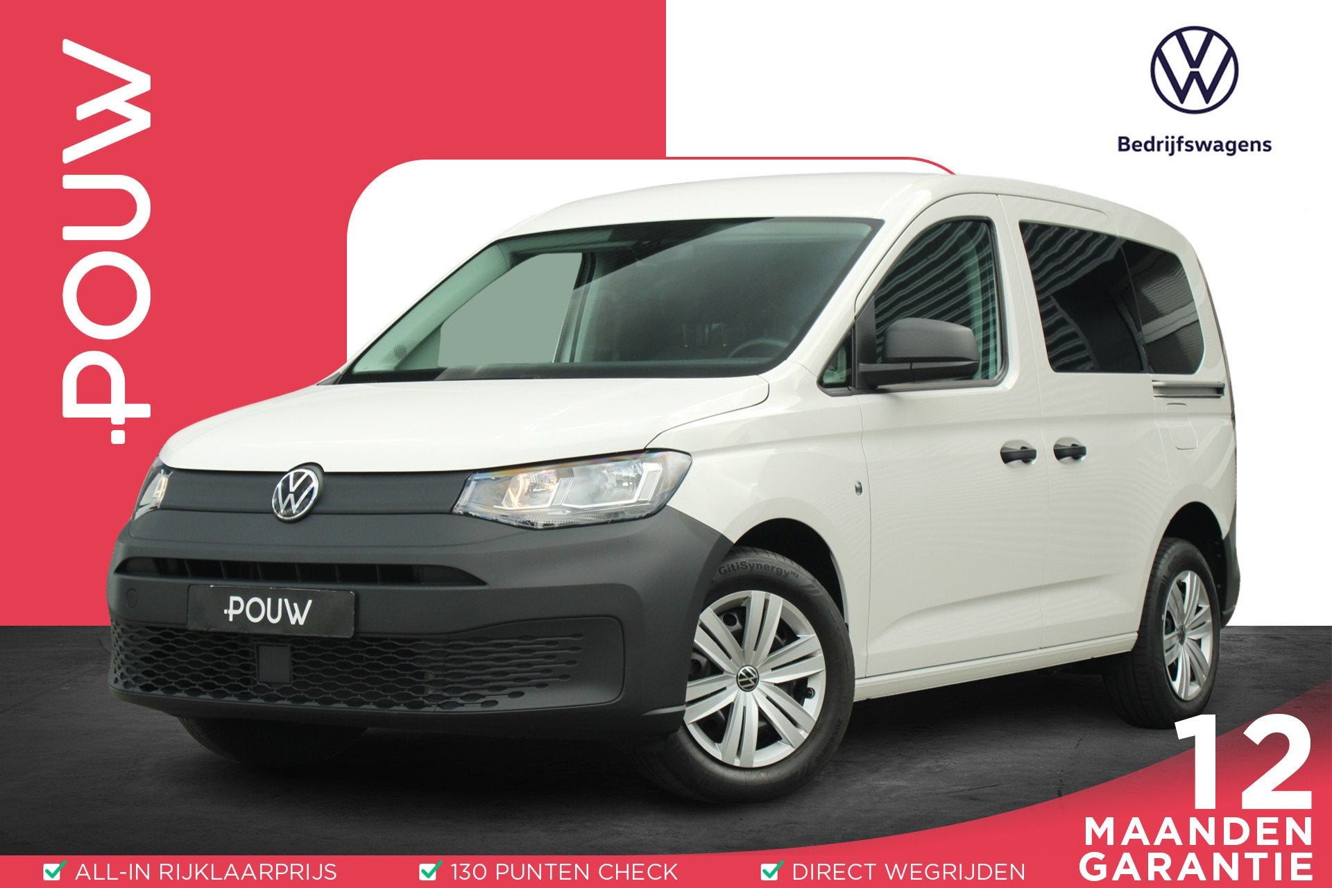 Volkswagen Caddy Cargo 2.0 TDI 122pk DSG | Glaslook | Schuif