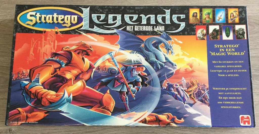 Stratego Legends: Het Getergde Land - Compleet Bordspel, Een of twee spelers, Ophalen of Verzenden, Gebruikt, Jumbo