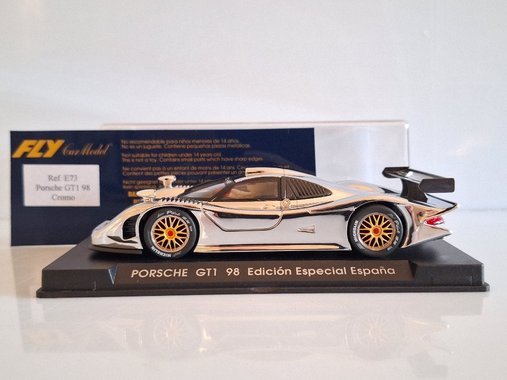 Fly Porsche 911 GT1 98 Chrome Edition (E73), Overige merken, Fly, Nieuw, Ophalen of Verzenden