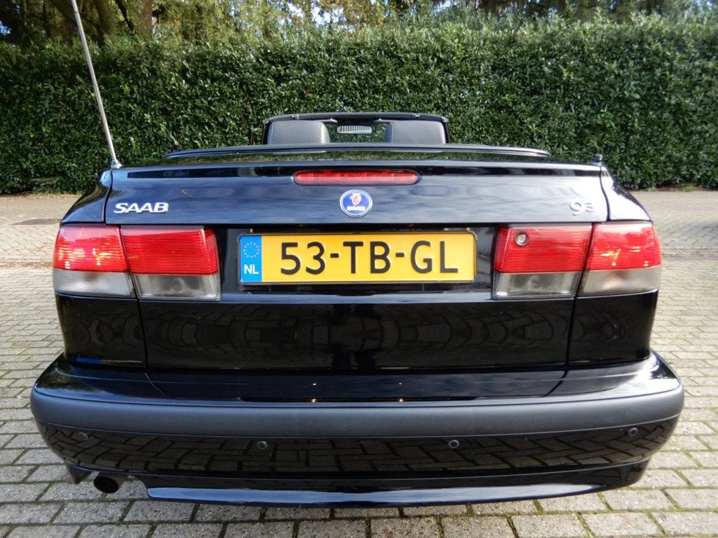 Saab 9-3 Cabrio 2.0t Senses Edition CABRIO NU VAN 4450,00 VO, Auto's, Saab, Voorwielaandrijving, Stoelverwarming, Gebruikt, Zwart