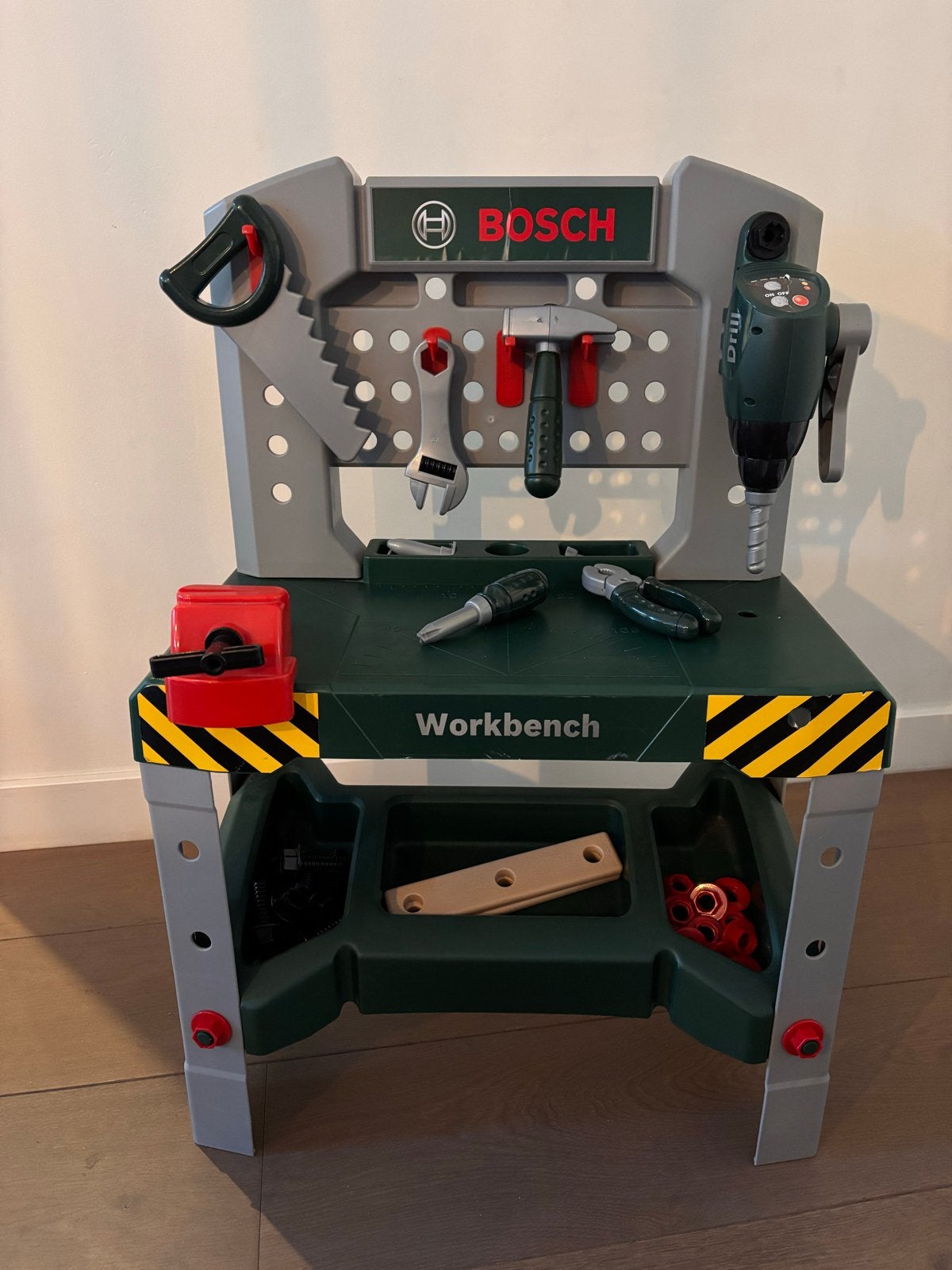 Bosch Speelgoed Werkbank met Gereedschap, Ophalen, Gebruikt, Jongen of Meisje