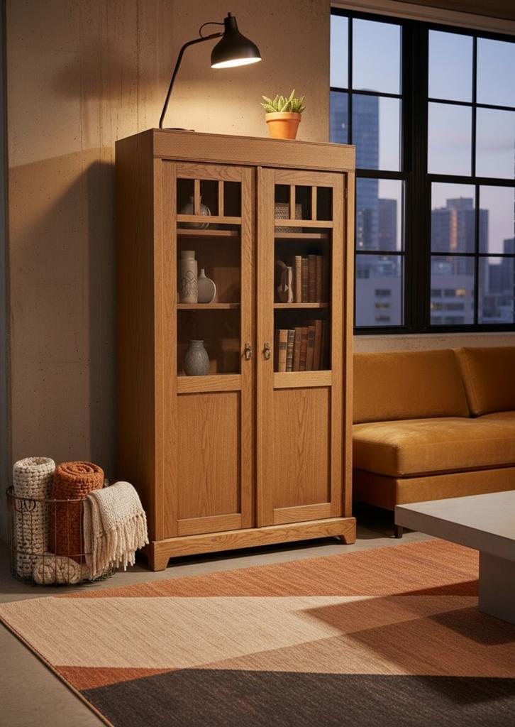 antieke kast boekenkast art deco vitrinekast, Ophalen