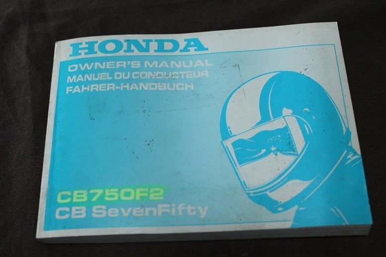 Honda CB750 F2 1996 SevenFifty motorcycle owner's manual, Ophalen of Verzenden, Honda