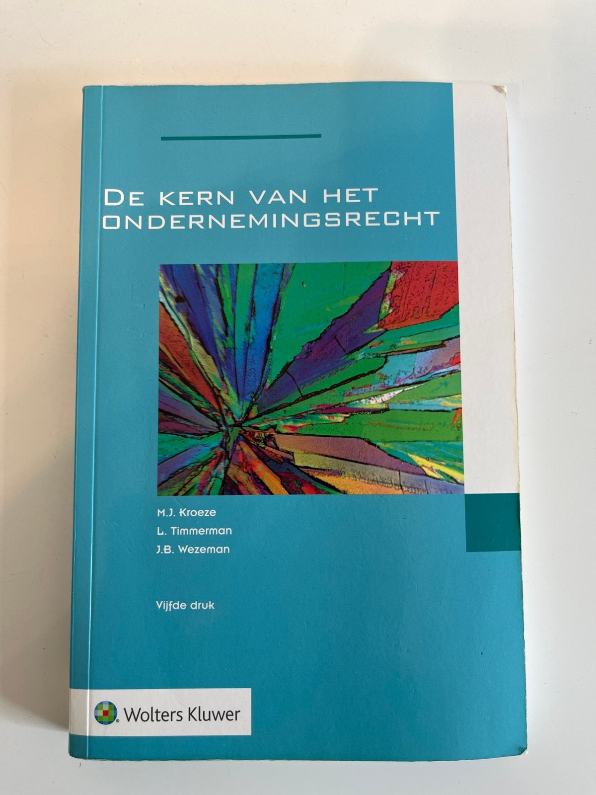 De Kern van het Ondernemingsrecht - Studieboek, Boeken, Ophalen of Verzenden, Gamma, Gelezen, HBO