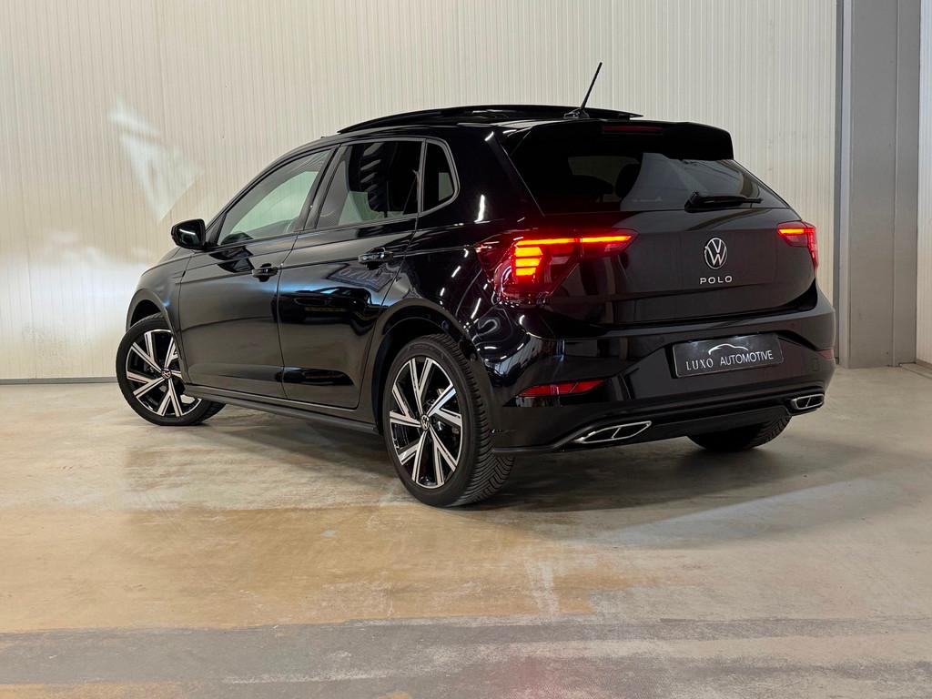 Volkswagen Polo 1.0 TSI R-Line | PANO | ACC | CAMERA | CARPL, Gebruikt, Euro 6, Zwart, Bedrijf