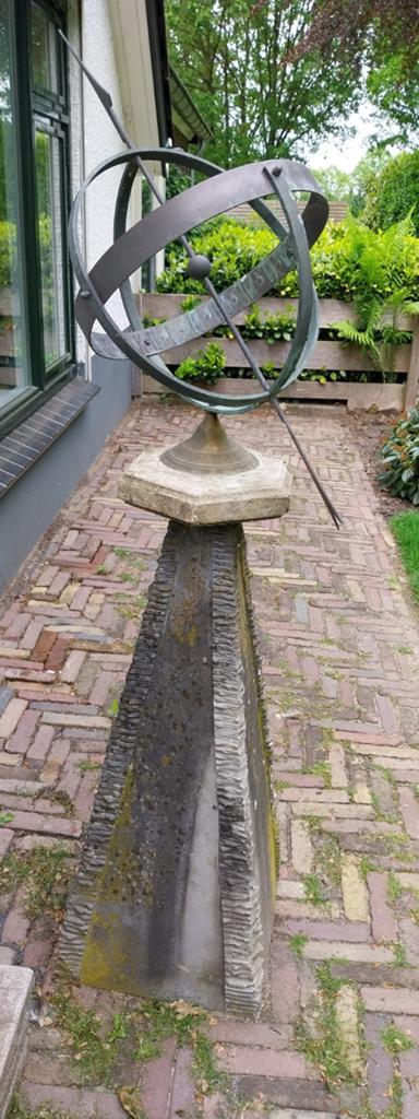 Koperen zonnewijzer, Ophalen