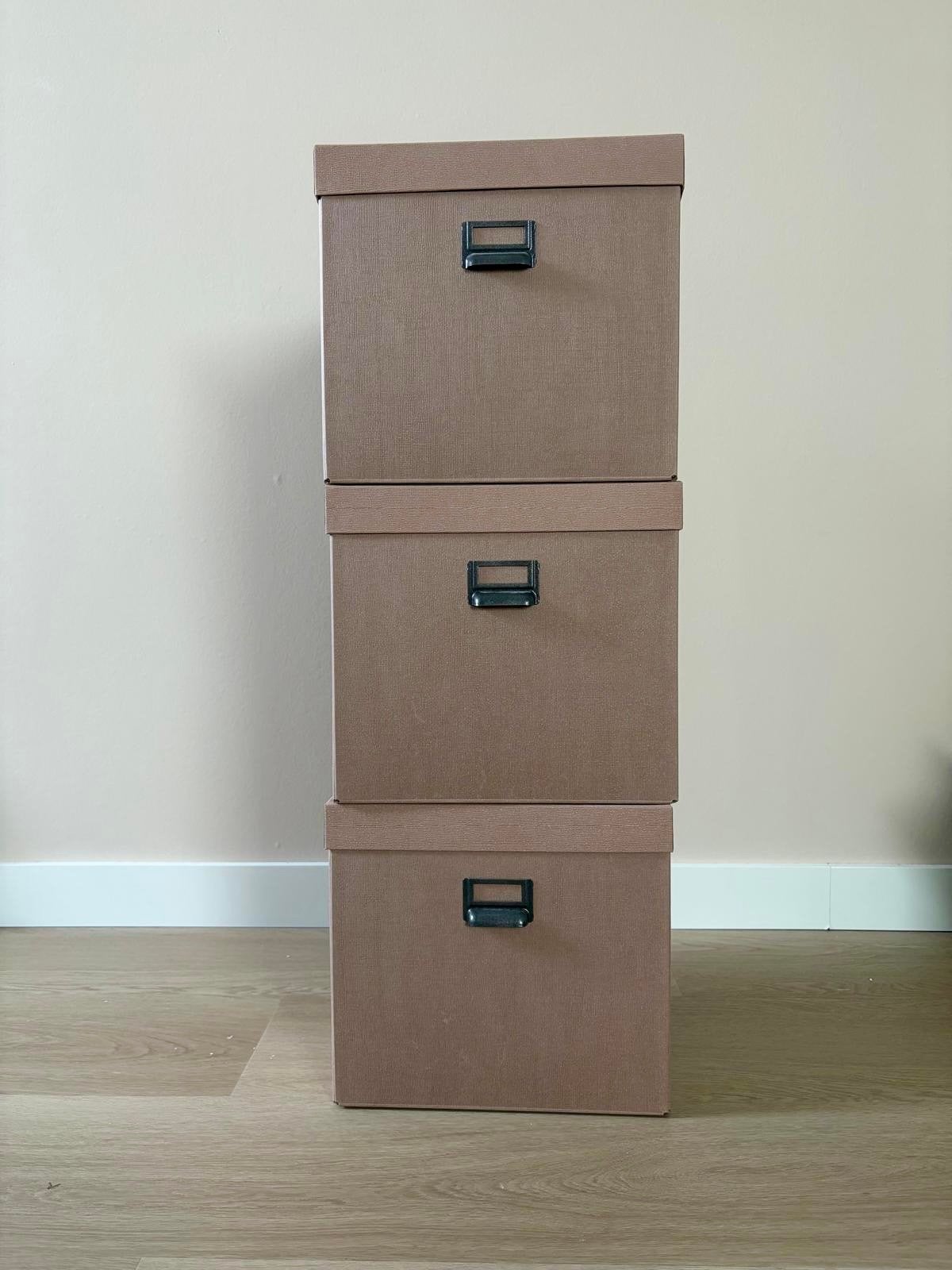 IKEA Opbergdozen met deksel - Set van 3, Ophalen, Gebruikt