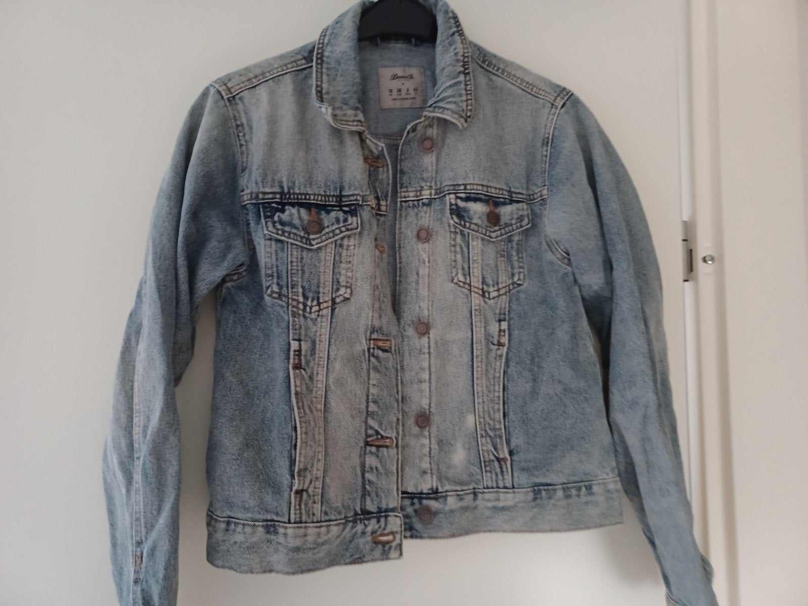 Spijkerjasje mt 38, denim Co, Maat 38/40 (M), Blauw, Ophalen of Verzenden, Zo goed als nieuw