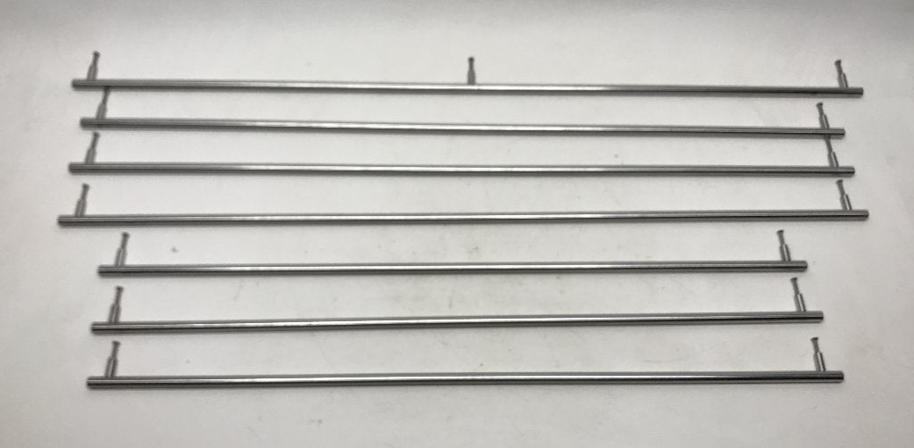 RVS handgrepen, div lengtes, 19 stuks, keukenkast, kast, Minder dan 50 cm, Ophalen of Verzenden, Zo goed als nieuw, Minder dan 25 cm
