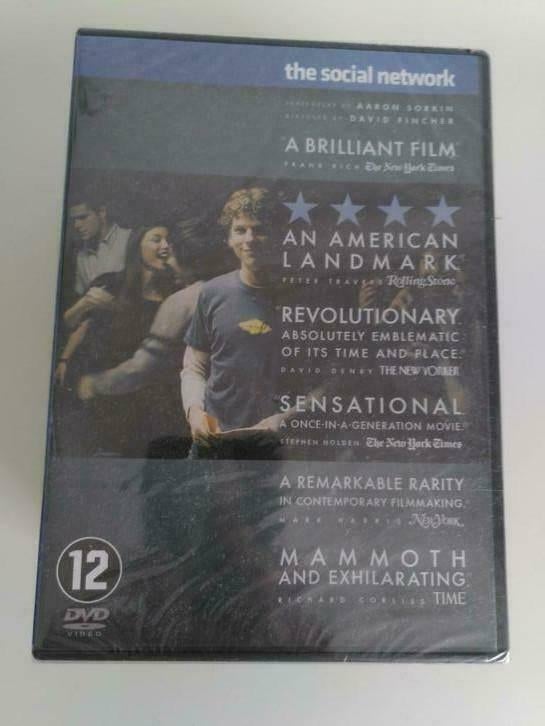 Nieuw! DVD The Social Network, Vanaf 12 jaar, Ophalen of Verzenden, Nieuw in verpakking, Drama