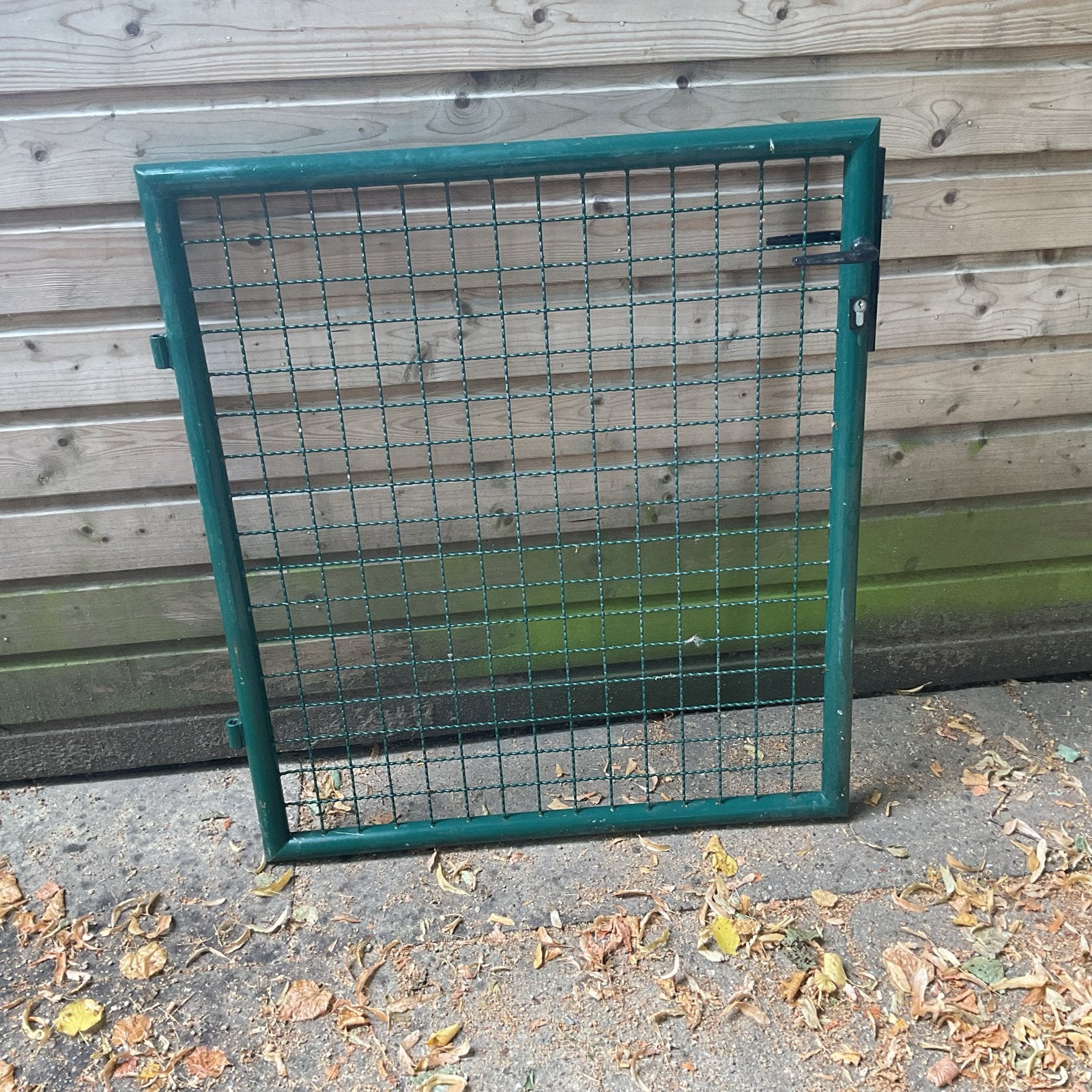 Groen gaashekwerk met poort - Diverse afmetingen, Ophalen, Met poort, Gebruikt, Gaashekwerk