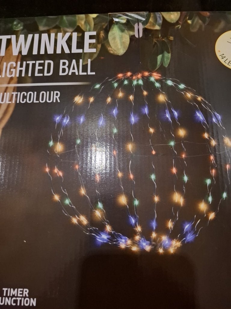 Kerst lichtbol in (twinkel) . Binnen en buiten nieuw, Diversen, Ophalen of Verzenden, Nieuw