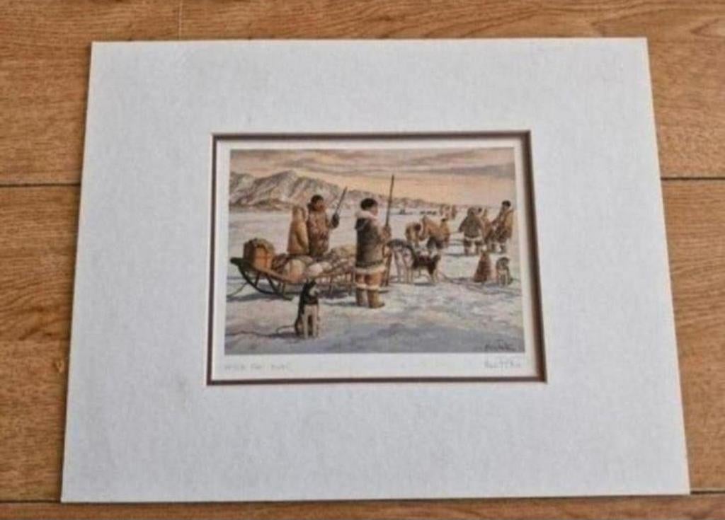 Gesigneerde print Nori Peter, Antiek en Kunst, Ophalen of Verzenden
