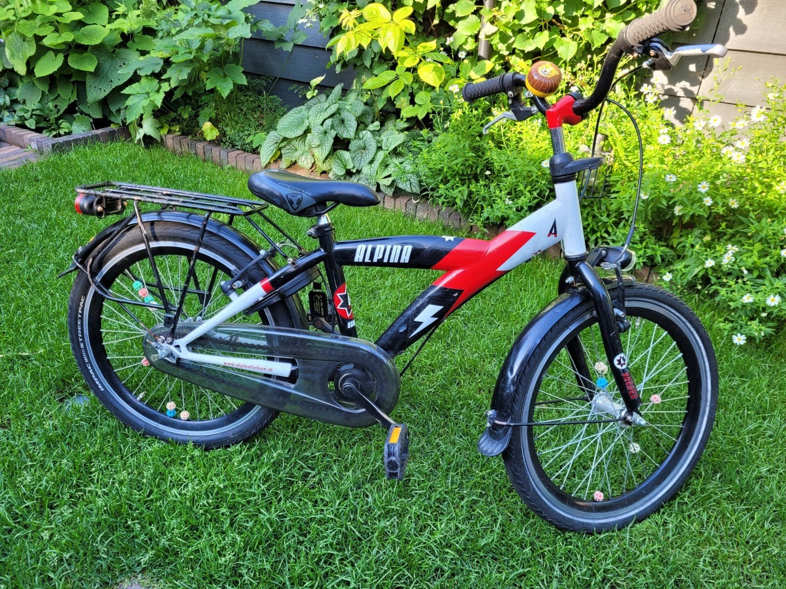 Alpina yabber 20 inch jongensfiets, Fietsen en Brommers, Ophalen, Gebruikt, Velgrem, Alpina  yabber