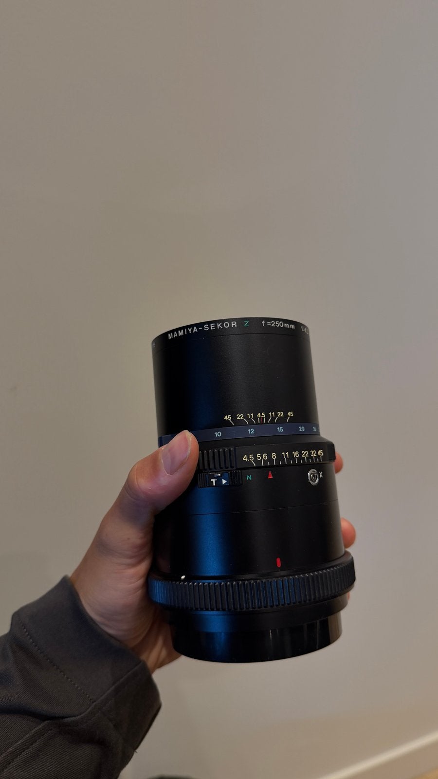 Mamiya Sekor Z 250mm f/4.5 Telelens voor Mamiya RZ67, Overige merken, Gebruikt, Handmatige focus, Telelens