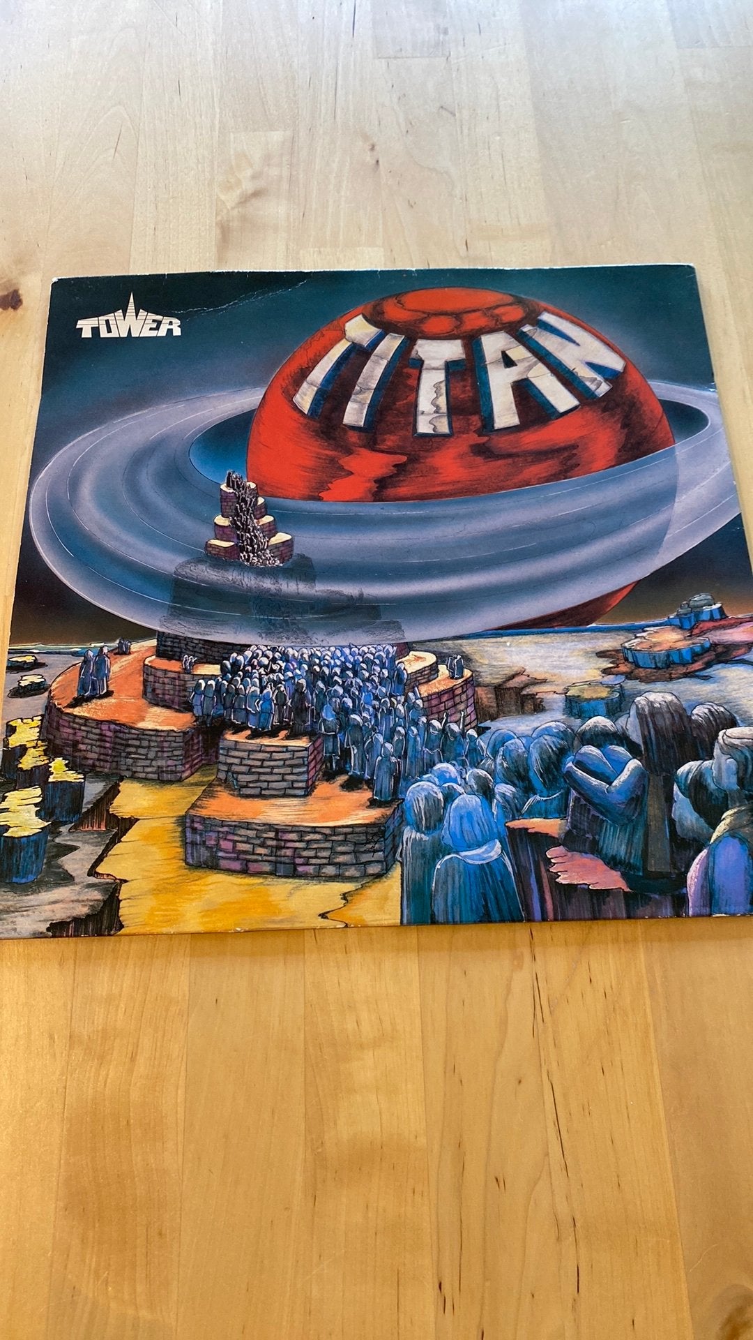 Vinyl lp Tower - Titan, Ophalen of Verzenden, Zo goed als nieuw, 12 inch, Alternative