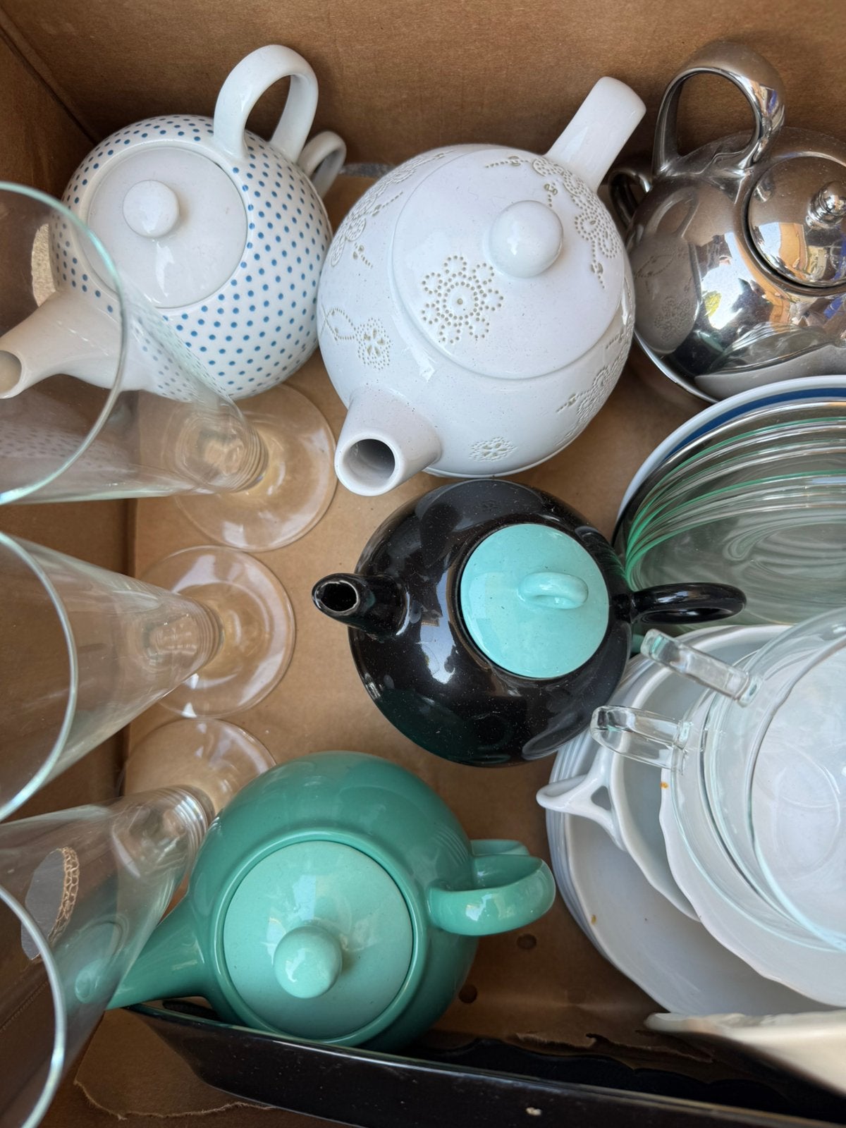 5 high  tea sets, Ophalen