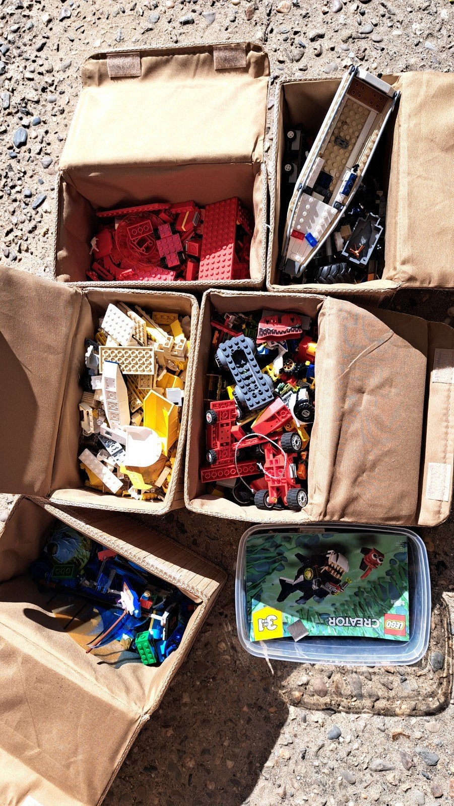 partij LEGO - Losse stenen, gesorteerd op kleur, Gebruikt, Overige thema's, Lego, Ophalen of Verzenden