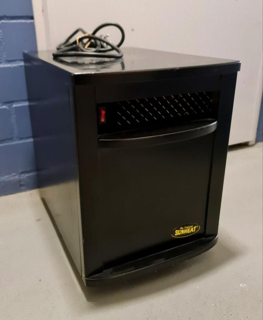 SUNHEAT kachel cooler infrarood SH 1500 op wielen werkt goed, Ophalen, Minder dan 60 m³, 3 snelheden of meer, Mobiele airco