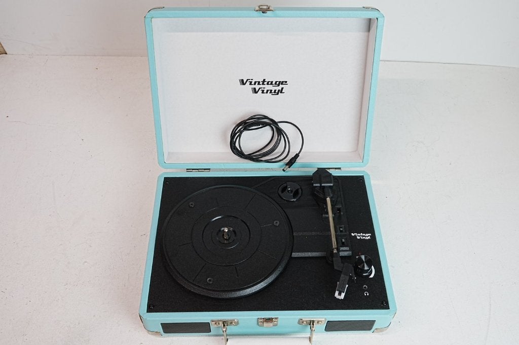 Vintage Vinyl Platenspeler - Draagbaar en Stijlvol, Ophalen of Verzenden, Zo goed als nieuw, Platenspeler, Overige merken