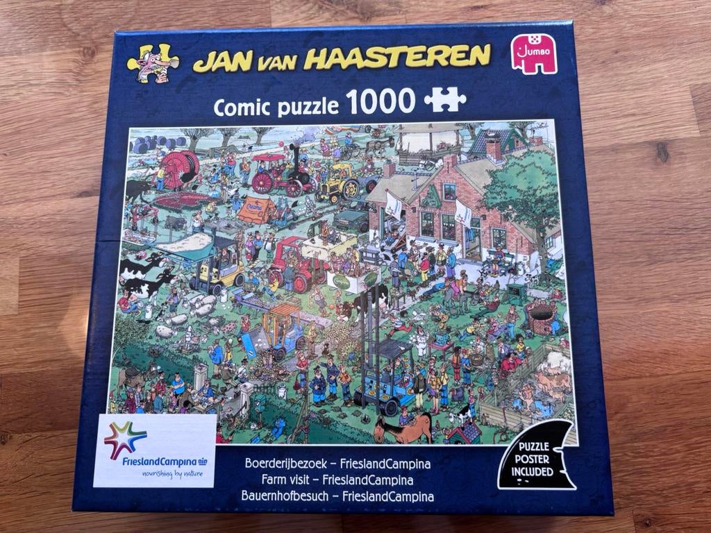 Jan van haasteren frieslandcampina special puzzel 1000 pcs, Ophalen of Verzenden, 500 t/m 1500 stukjes, Zo goed als nieuw