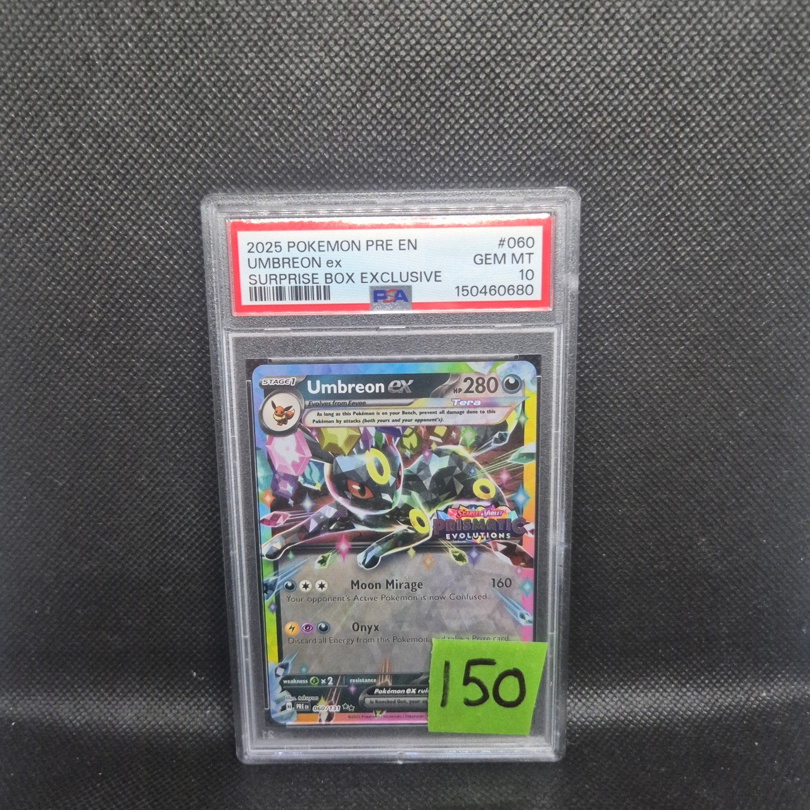 Umbreon EX Surprise Box Excl Pre En PSA 10, Ophalen of Verzenden