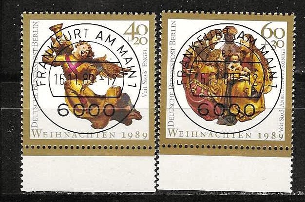 Berlin 858-859 tab, Ophalen of Verzenden, BRD, Gestempeld