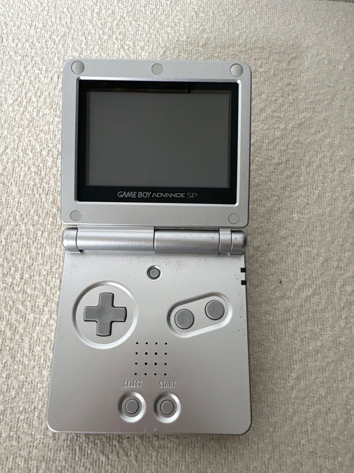 Nintendo Game Boy Advance SP Zilvergrijs - Gebruikt, Spelcomputers en Games, Ophalen of Verzenden, Gebruikt, Game Boy Advance SP