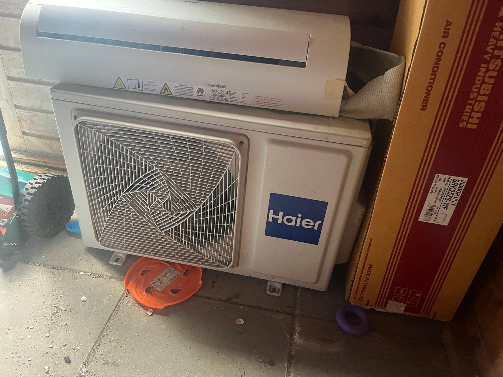 Haier pearl, Ophalen, Zo goed als nieuw, Wandairco, 3 snelheden of meer