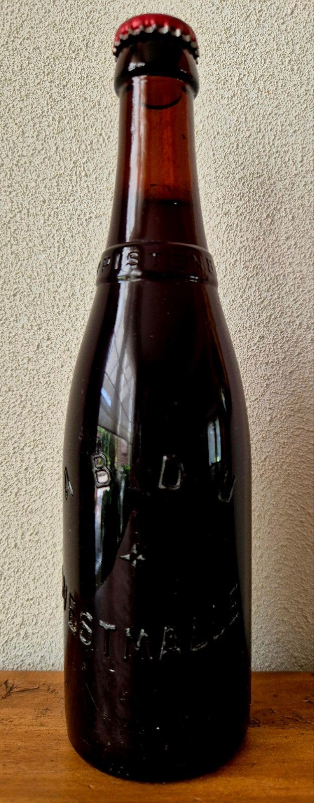 Antieke volle 33cl  fles trappisten bier Dubbel Westmalle, Ophalen of Verzenden, Zo goed als nieuw, Flesje(s), Overige merken