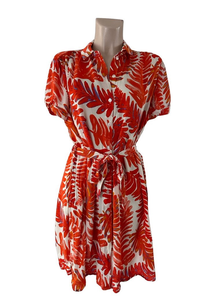 Fabienne Chapot jurk S, Kleding | Dames, Jurken, Zo goed als nieuw, Rood, Onder de knie, Ophalen of Verzenden