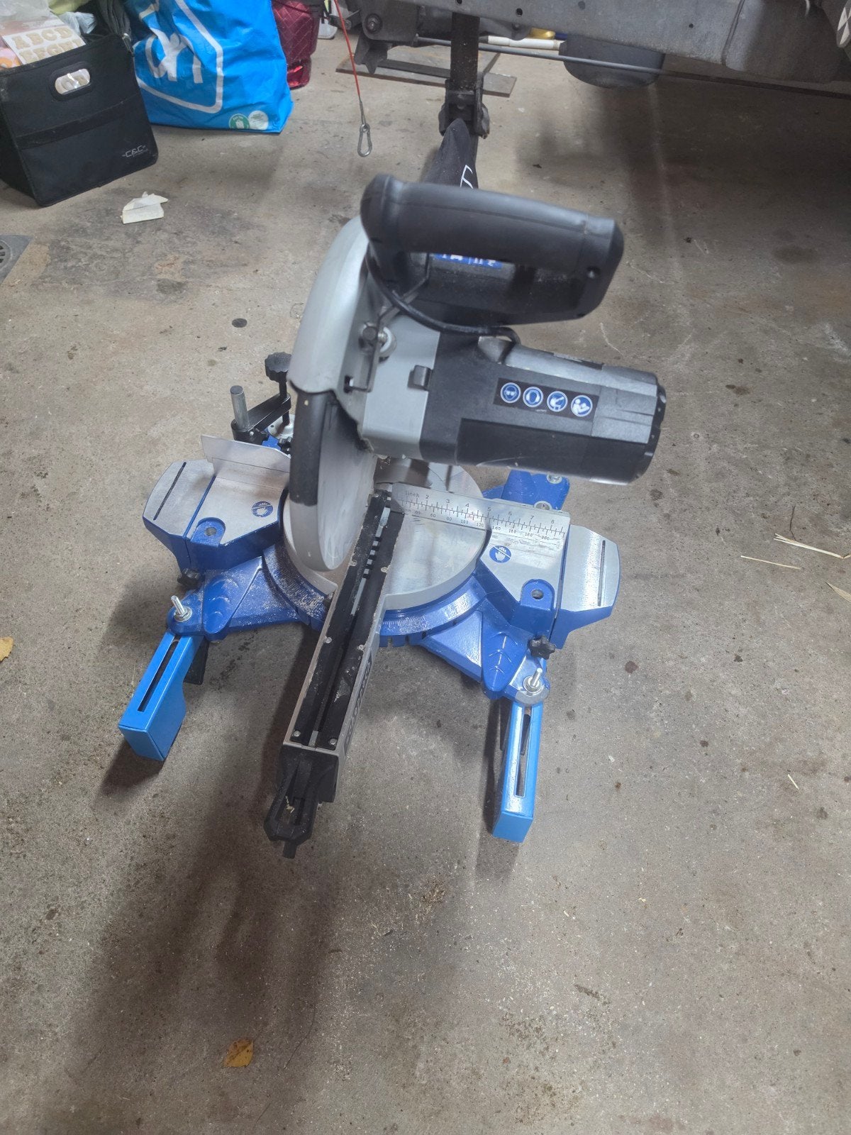 Scheppach HM100MP Afkortzaag, Ophalen, Zo goed als nieuw, Afkortzaag, 1200 watt of meer