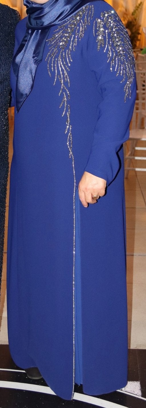Zo goed als nieuw abiye een avond dragen bieden, Ophalen of Verzenden, Zo goed als nieuw, Maat 46/48 (XL) of groter, Galajurk