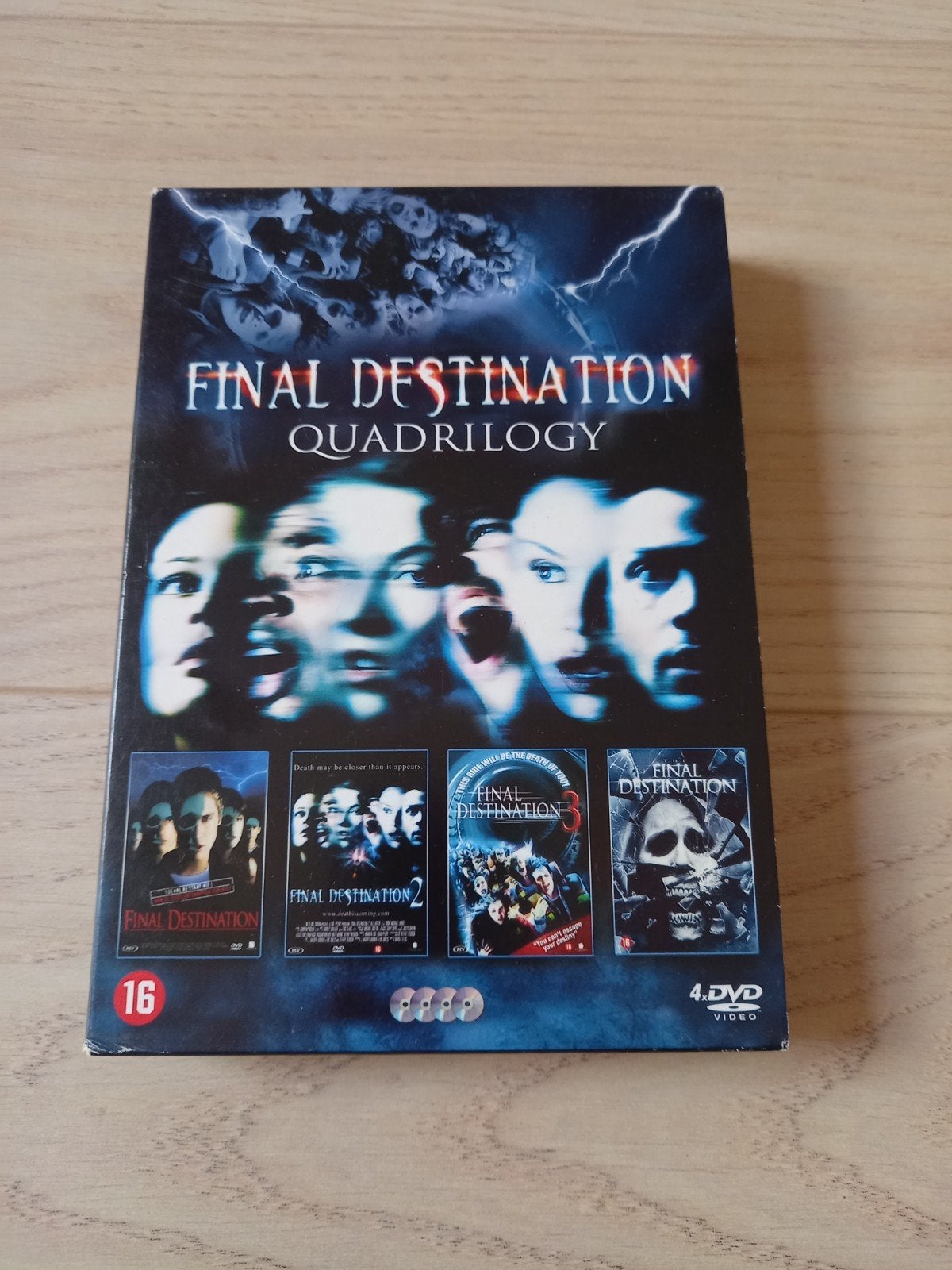 Final Destination Quadrilogy, Cd's en Dvd's, Vanaf 16 jaar, Ophalen of Verzenden, Zo goed als nieuw, Overige genres