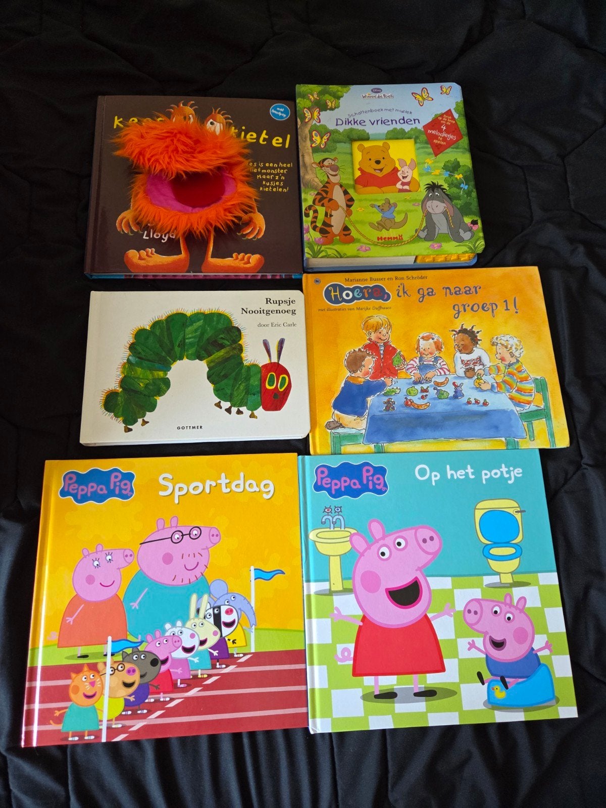 Kinderboeken: Peppa Pig, Rupsje Nooitgenoeg, Winnie de Poeh, Ophalen of Verzenden, Zo goed als nieuw, Diverse auteurs, Fictie algemeen