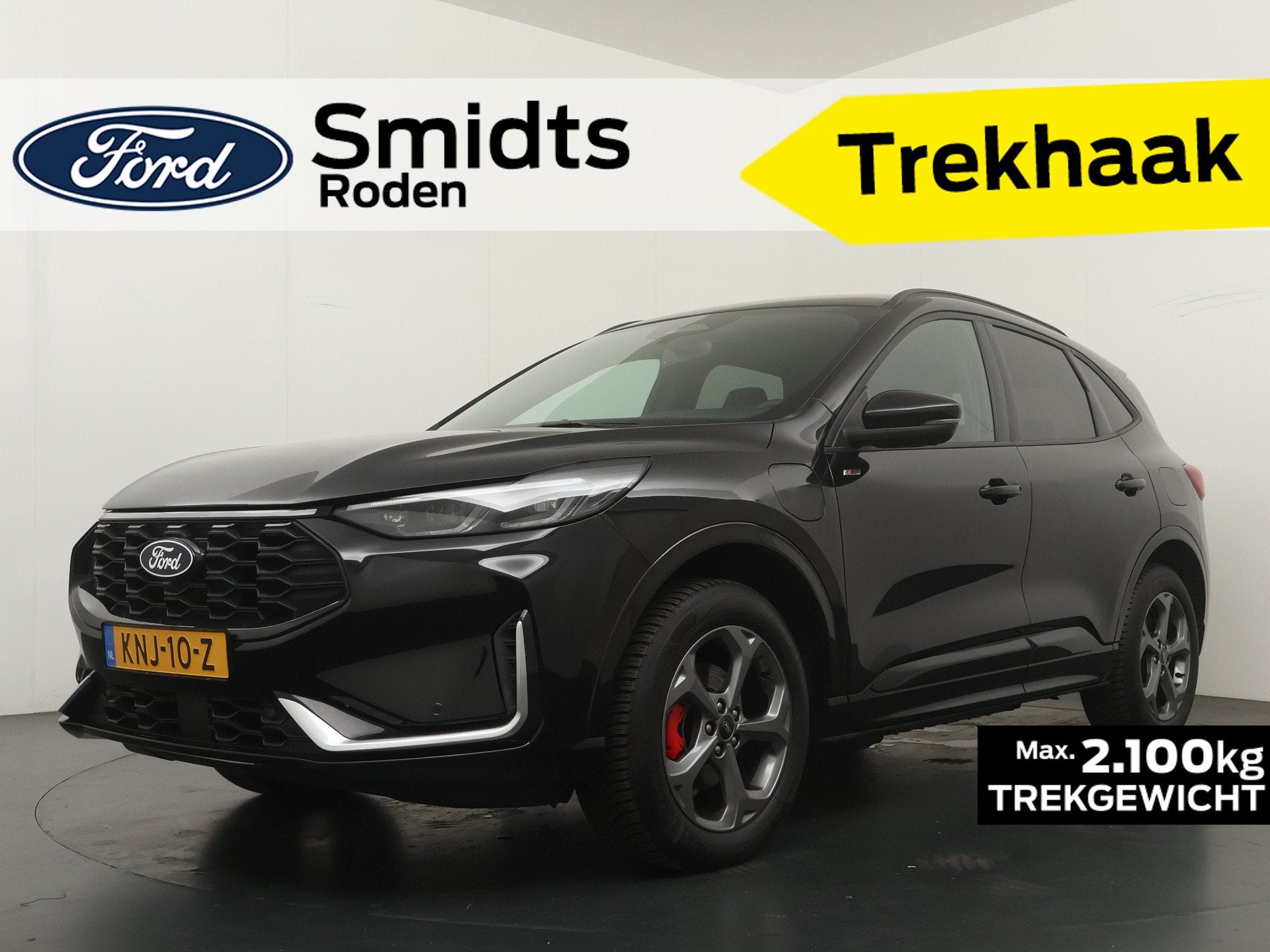 Ford Kuga 2.5 PHEV 243 pk ST-Line X I AGR stoelen I Adapt Cr, Auto's, 14 kWh, Gebruikt, Zwart, Zwart