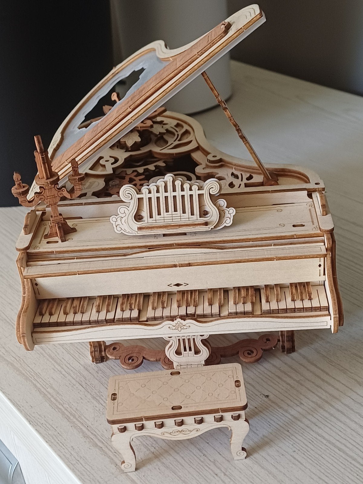 Miniatuur piano, Muziek en Instrumenten, Piano's, Ophalen of Verzenden, Zwart