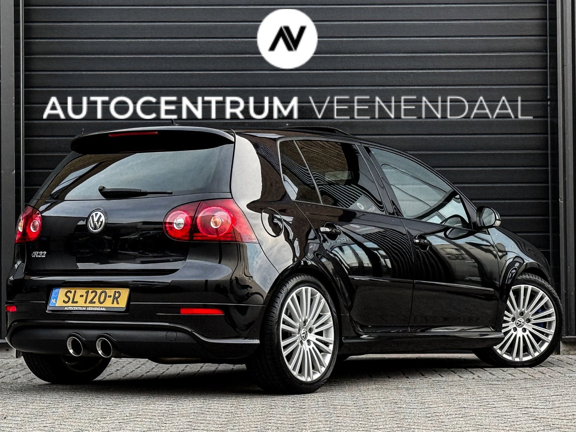 Volkswagen Golf R32 3.2 VR6 250 PK 4-Motion DSG SCHUIFDAK/MI, Dealer onderhouden, Gebruikt, Zwart, 3189 cc