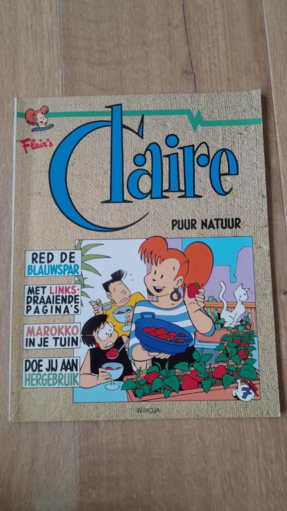 Flair's Claire: Puur Natuur - Stripboek, Eén stripboek, Ophalen of Verzenden, Gelezen, Wiroja