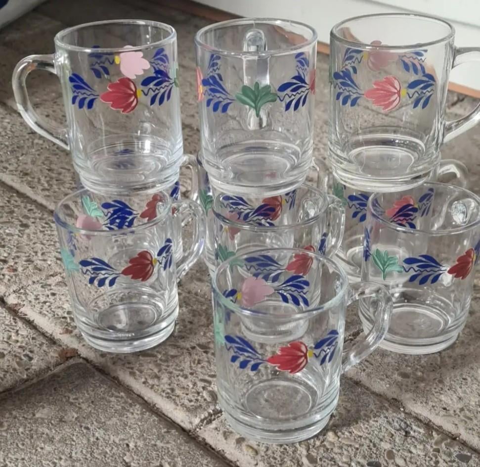 Boerenbont theeglazen. Boerenbond, Huis en Inrichting, Keuken | Servies, Glas of Glazen, Ophalen of Verzenden, Boerenbont, Glas