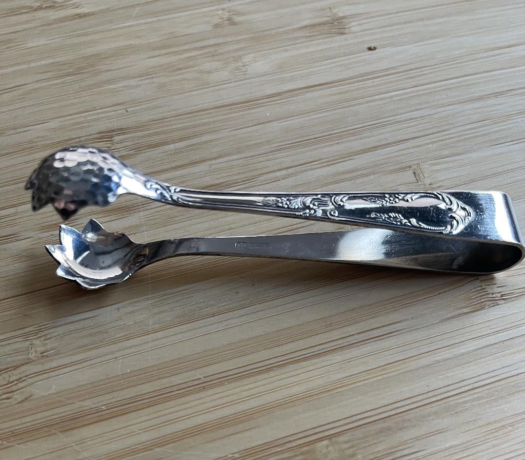 Verzilverde suikerklontjes tang kandijtang, Ophalen of Verzenden
