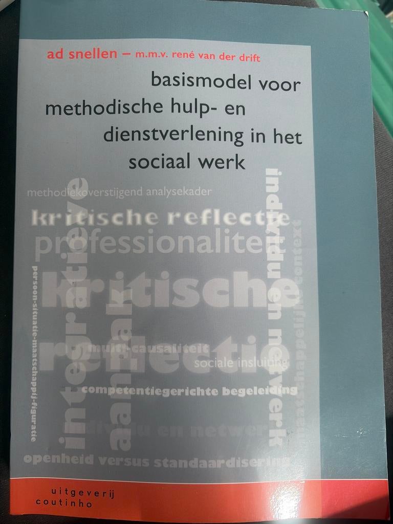 Basismodel methodische hulp- en dienstverlening sociaal werk, Boeken, Ophalen of Verzenden, Gamma, Gelezen, HBO