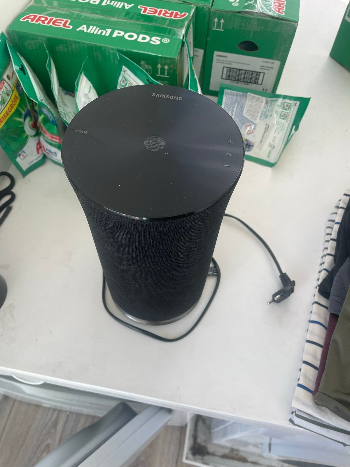 Samsung WAM3500/XN Multiroom Speaker - Zwart, Ophalen, WiFi, Zo goed als nieuw, Draagbare speaker