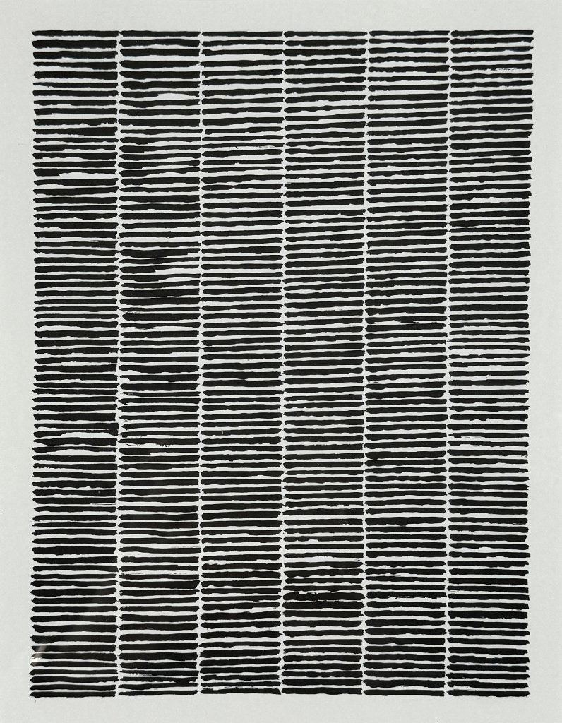 87. Offset-litho, Jan Schoonhoven – rastercompositie, 1985, Antiek en Kunst, Ophalen of Verzenden