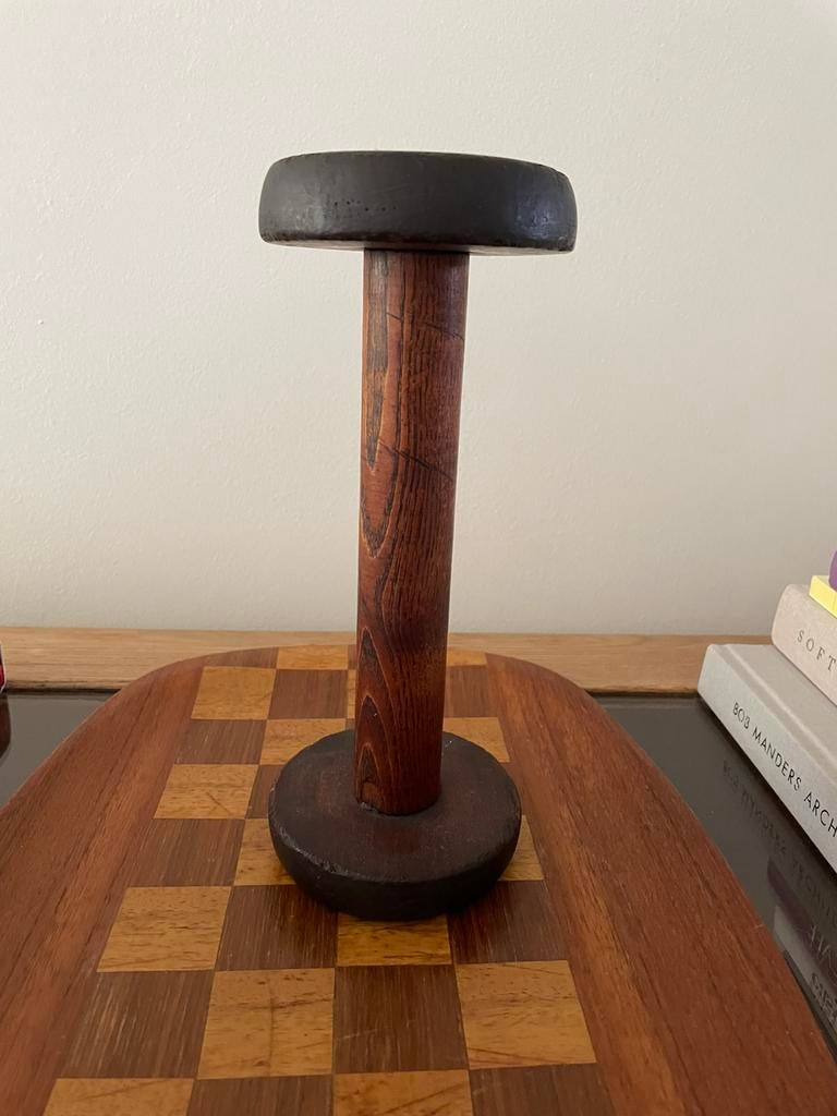 Grote oud houten hout spoel klos, Ophalen of Verzenden